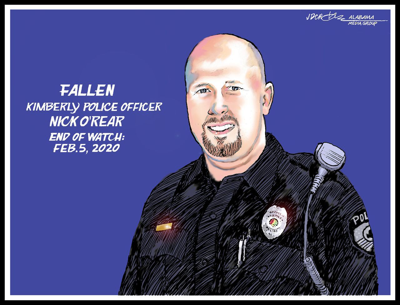 Nick O’Rear: Tribute to slain Kimberly police officer
